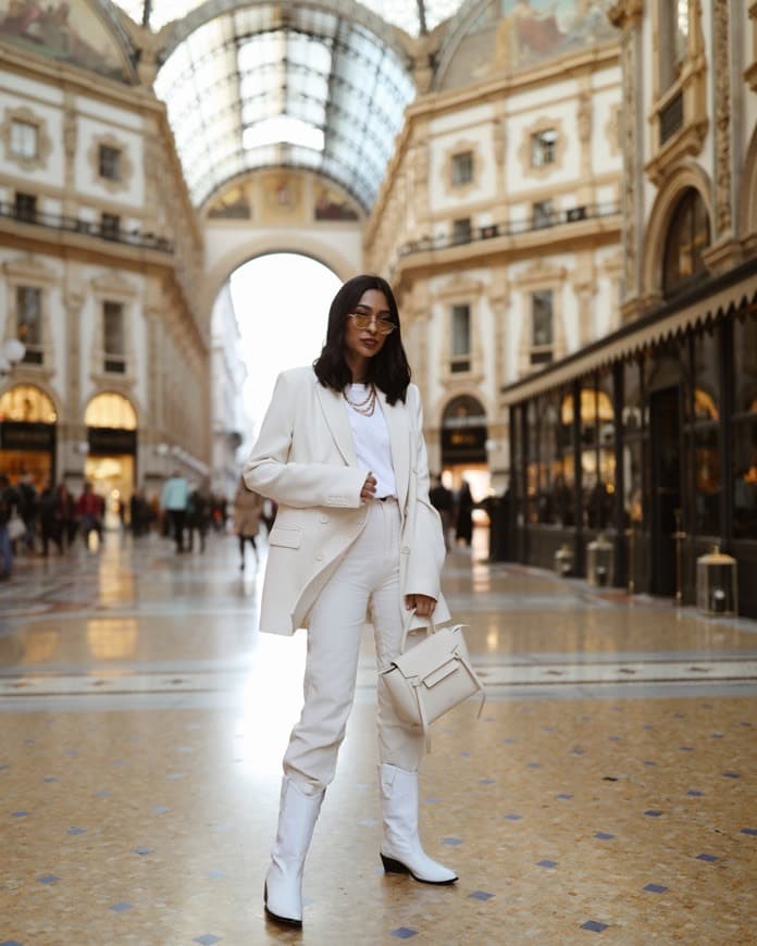 Fashion White blazer