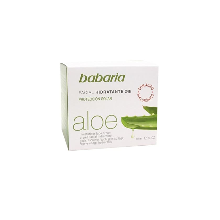 Belleza Babaria Natural Hidratante de Aloe Vera 24h Crema Facial 50 ml