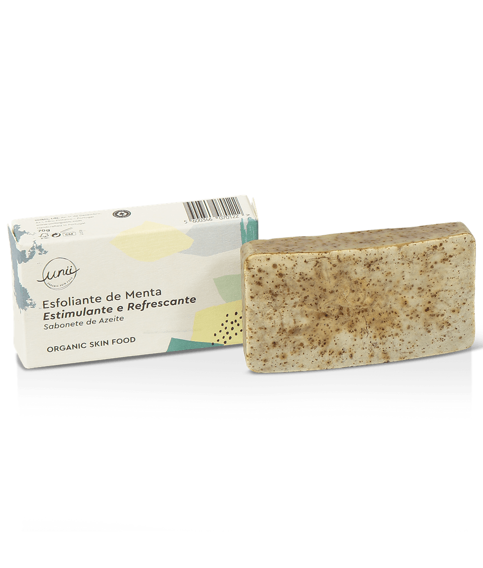 Producto Sabonete Esfoliante de Menta – Unii