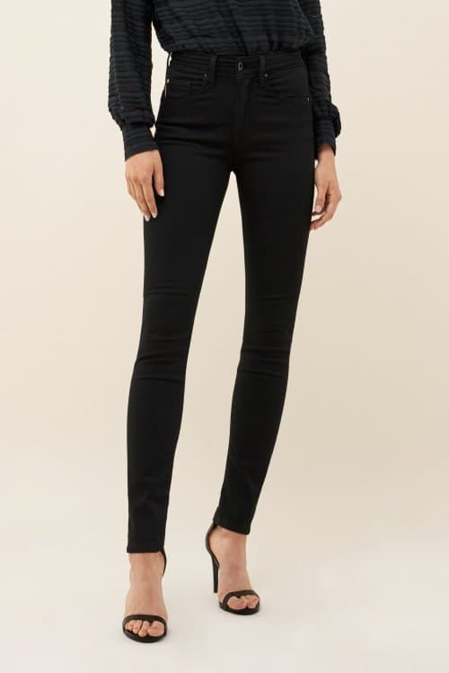 Fashion Jeans Push In Secret Glamour slim true black | Calças Salsa Jeans