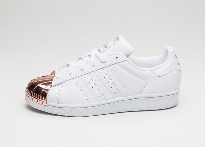 Fashion Adidas superstar metal toe rose gold