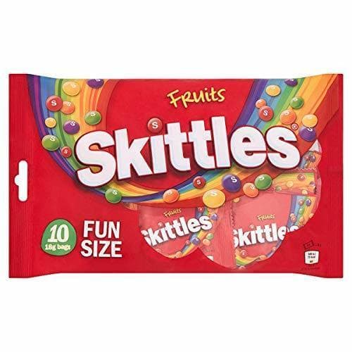 Producto SKITTLES CHEWY FRUIT FLAVOUR CANDIES IN CRISP SUGAR SHELL FUN SIZE PACK