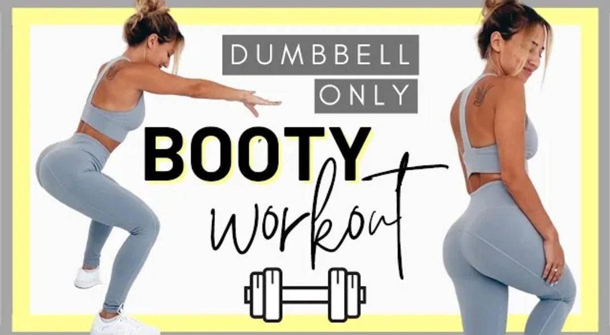 Moda 5 DUMBBELL EXERCISES TO GROW GLUTES // FULL BOOTY ...