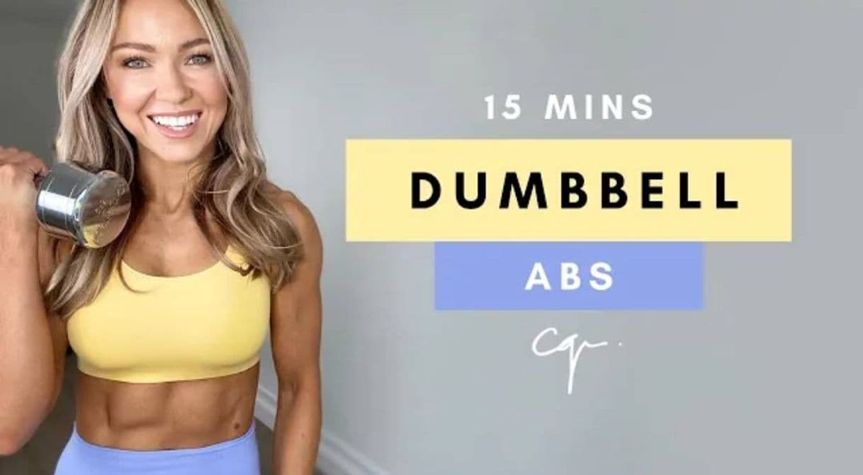 Moda 15 Min DUMBBELL ABS WORKOUT at Home - YouTube