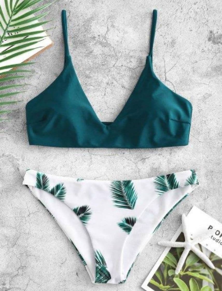 Fashion Floral Leaf Bikini