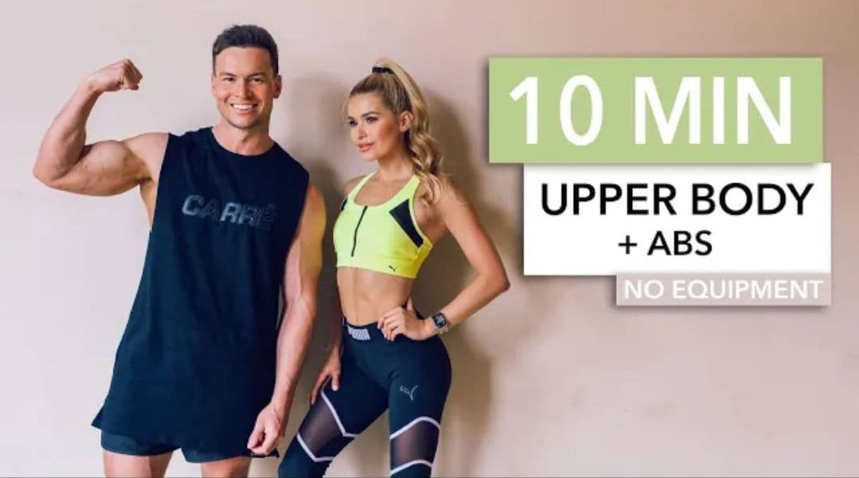 Fashion 10 MIN UPPER BODY + ABS - YouTube