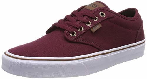 Fashion Vans Atwood Canvas, Zapatillas para Hombre, Rojo