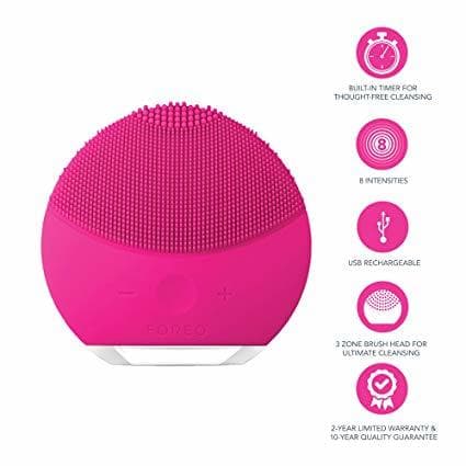 Belleza LUNA mini 2 de FOREO es el limpiador facial con modo anti-edad.