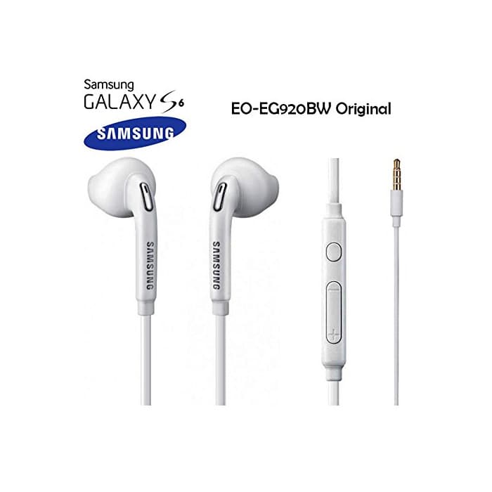 Electrónica Manos libres Originales Samsung EO-EG920BW Blancos