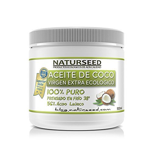 Producto Naturseed - Aceite de Coco Ecológico Virgen Extra 500 ml - Envase