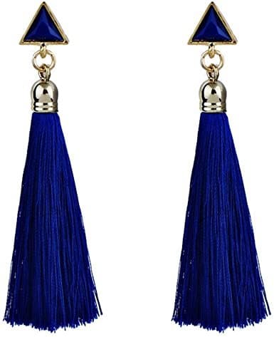 Producto Pendientes Borla Flecos Bohemio, Holacha Pendientes Largos de Cuerda aretes colgantes étnica