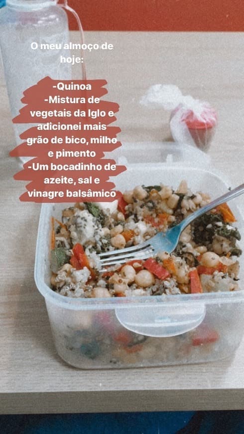 Fashion Quinoa com vegetais 