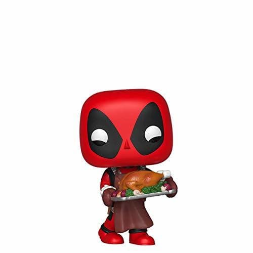 Game Funko Pop Bobble Vinyle Marvel: Holiday-Deadpool Figura Coleccionable, Multicolor