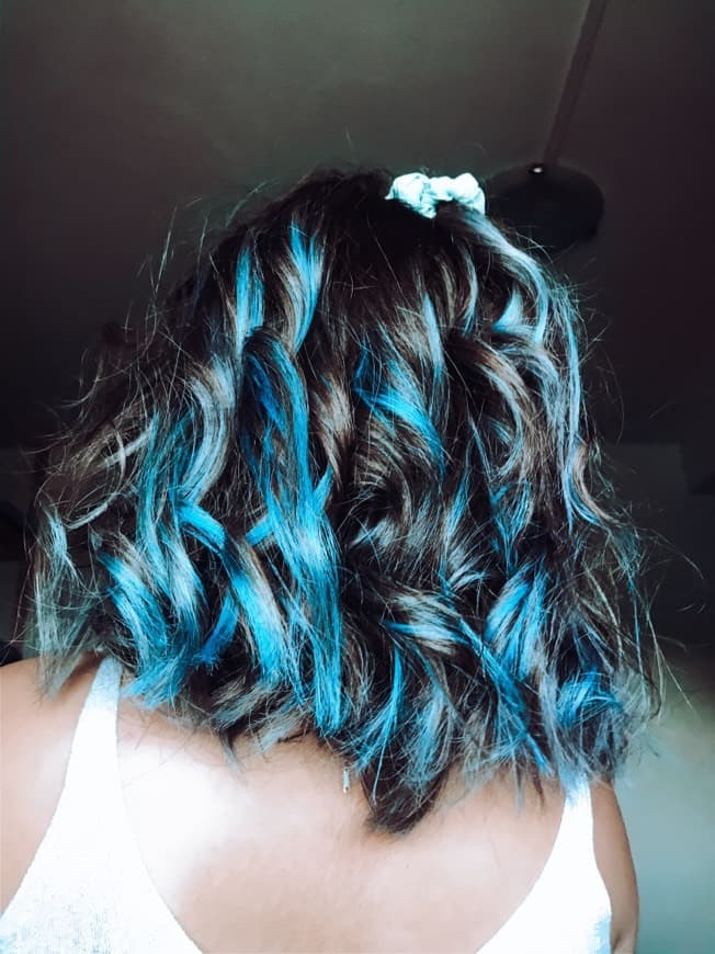 Fashion Blue hair 