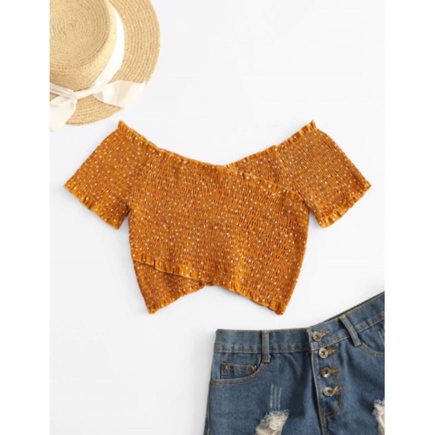 Fashion Top laranja 