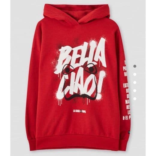 Fashion Sweat “La Casa De Papel” vermelha 