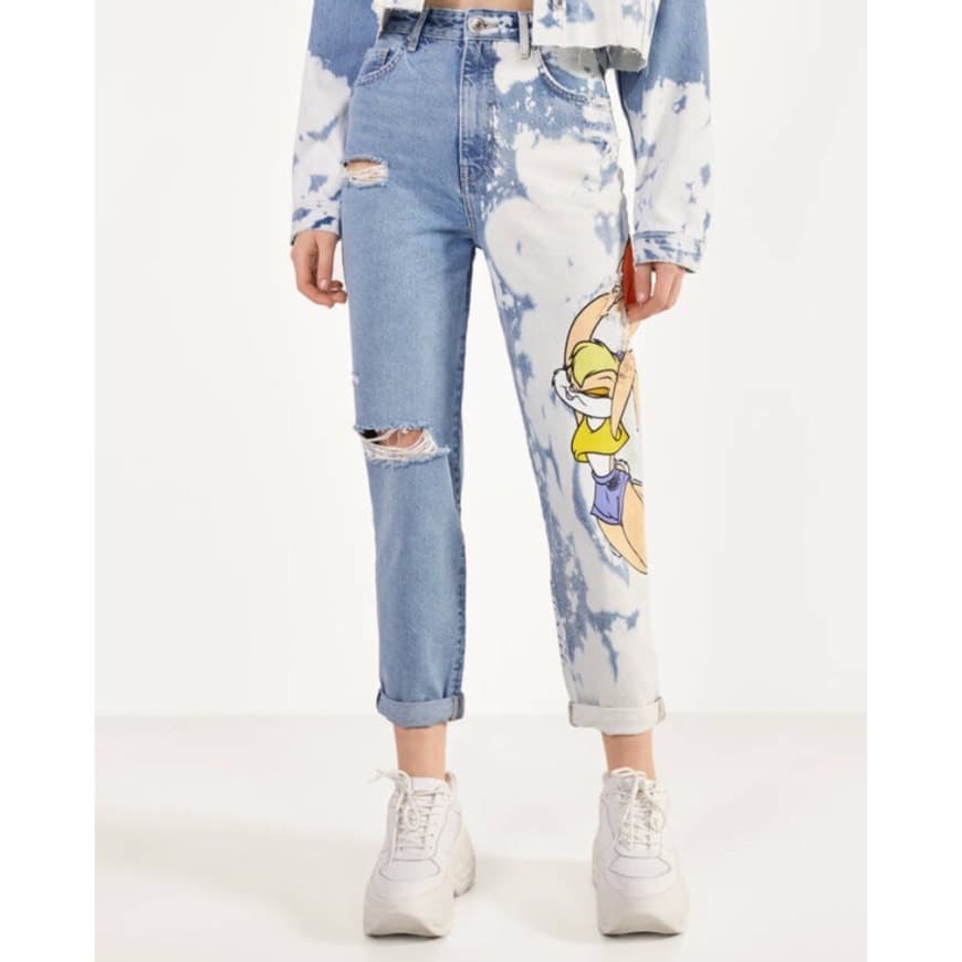 Fashion Jeans Balloon Fit Space Jam x Bershka
