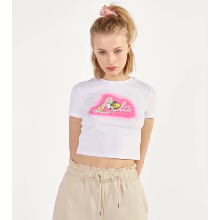 Fashion T-Shirt Space Jam x Bershka
