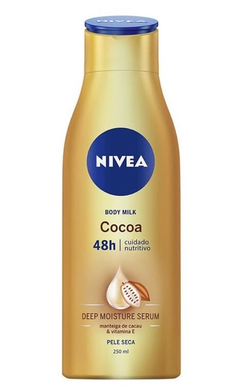 Fashion NIVEA Body Milk Cocoa, hidratante com Manteiga de Cacau 