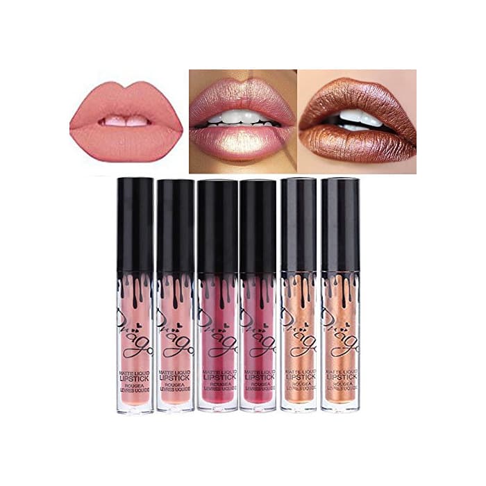 Beauty Hosaire 6 pcs Set of 3 Colors Madly MATTE Lipgloss Bold Vivid