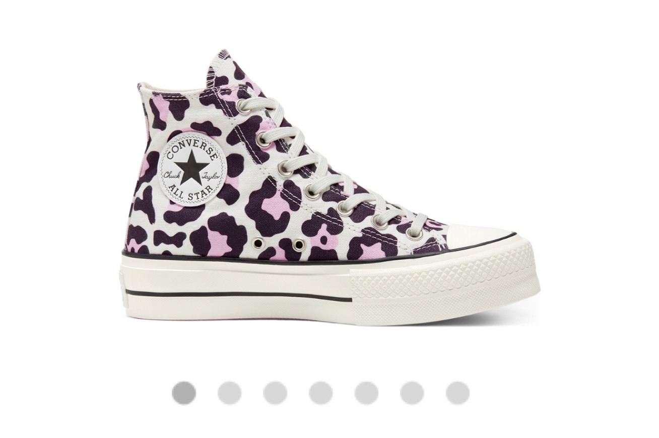 Moda Leopard Platform Chuck Taylor All Star High Top