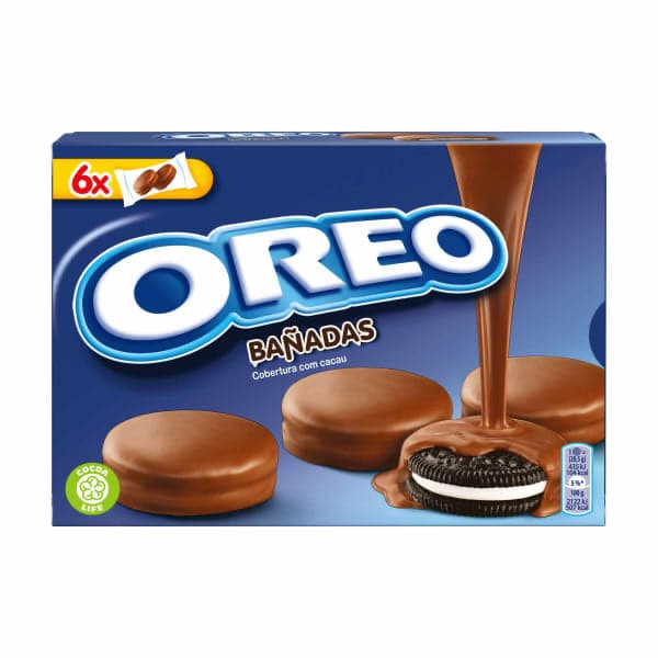 Producto Oreo banhadas com chocolate de leite 