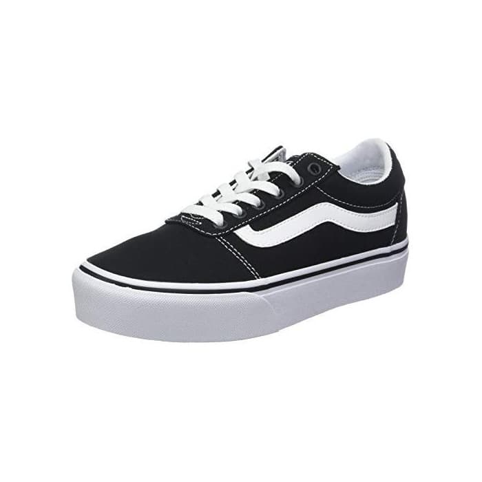 Product Vans Ward Platform Canvas Zapatillas Mujer, Negro