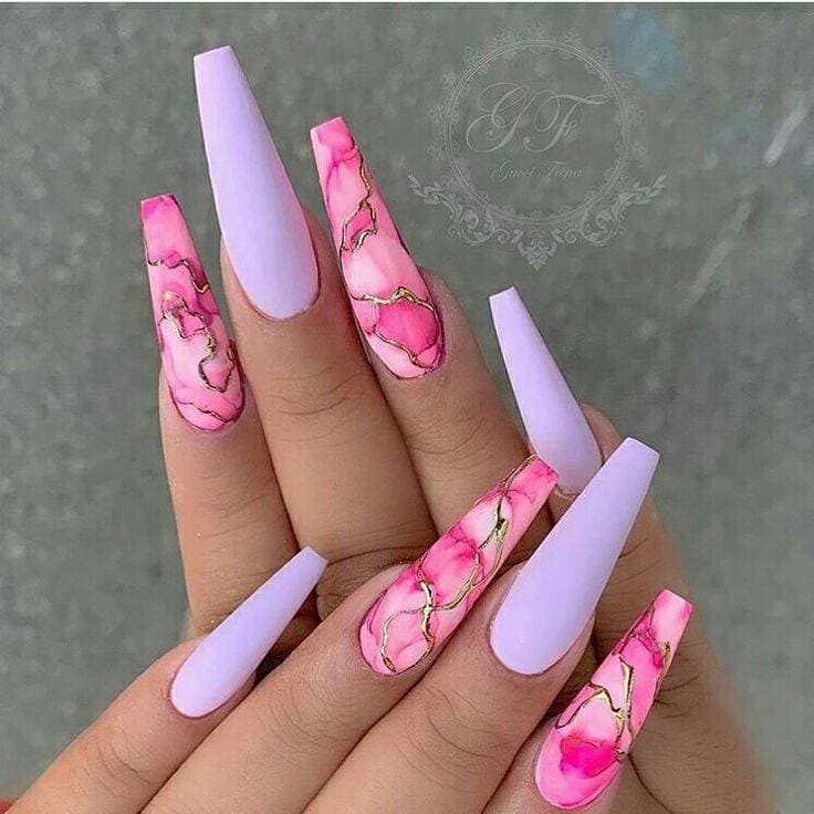 Moda Unhas roxo