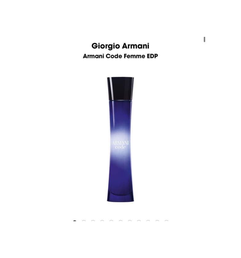 Product Giorgio Armani
Armani Code Femme EDP