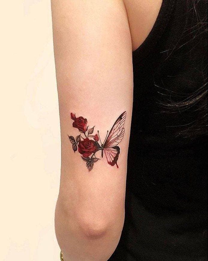 Fashion Tatuagem de Borboleta ✨