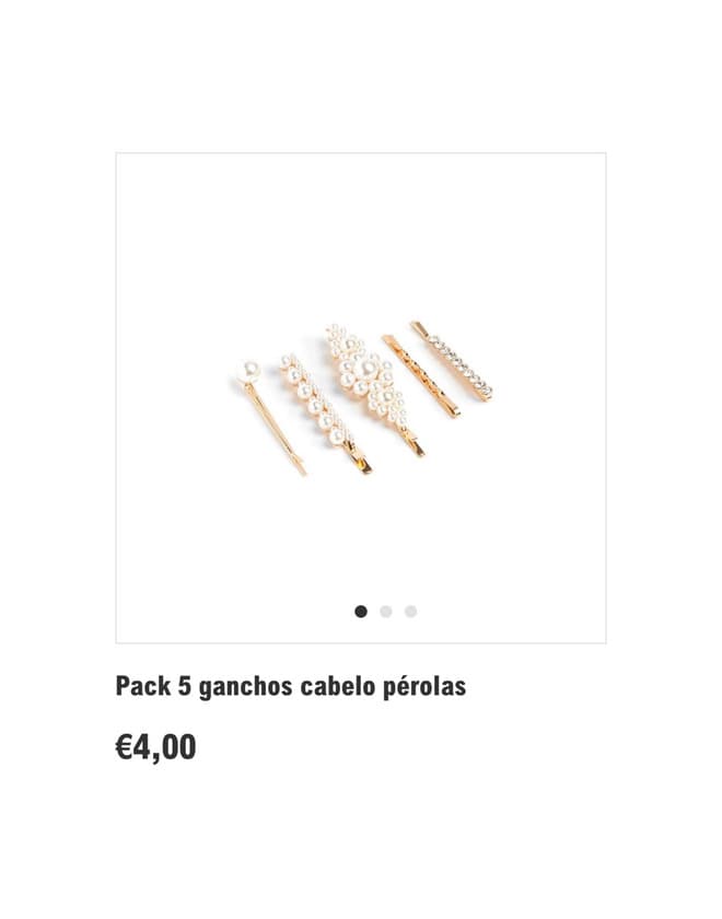 Producto Pack de ganchos pérola