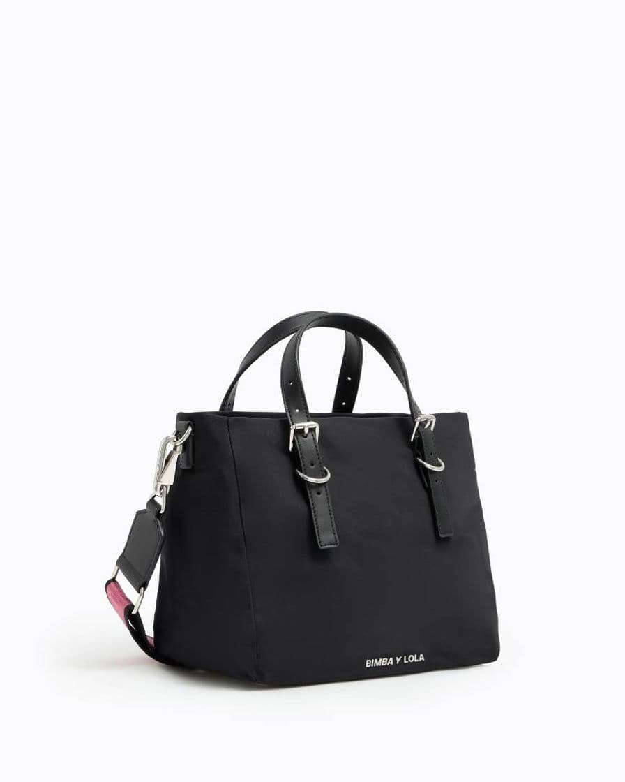 Fashion Mala tote nylon preta