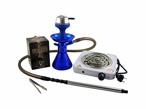 Producto DTS HOOKAH Starter Pack Mini Maya Azul carbón Natural