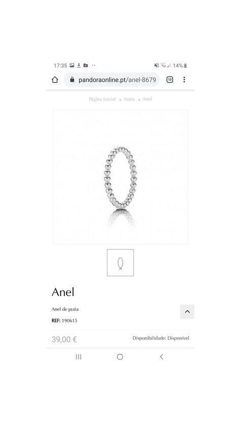 Product Anel Pandora