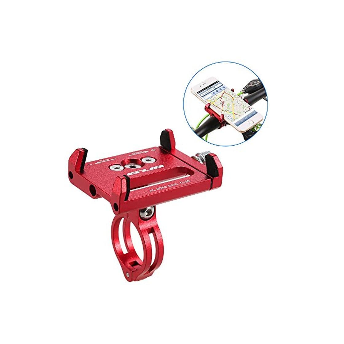 Product Lixada GUB Mountian Bike Teléfono Montar Universal Ajustable de Bicicletas de Teléfono Celular GPS Montar Soporte de Soporte Abrazadera de la Horquilla