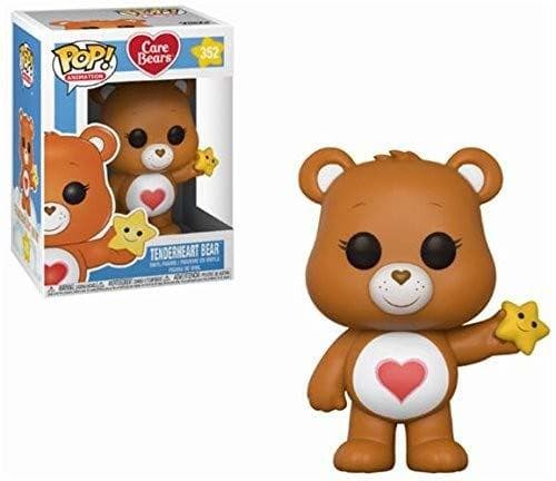 Juego Funko Pop!- Pop Animation: Care Bears-Tenderheart Bear Figura de Vinilo, Multicolor