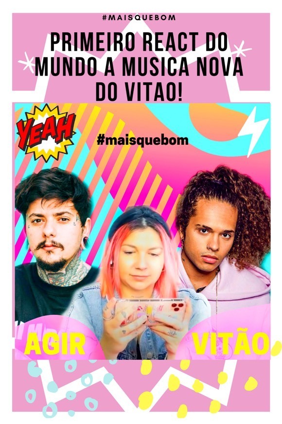 Moda REACT A MÚSICA NOVA DO VITÃO!