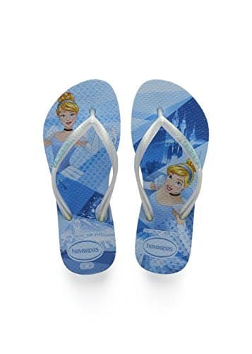 Lugar Havaianas Slim Princess, Chanclas para Niñas, Azul