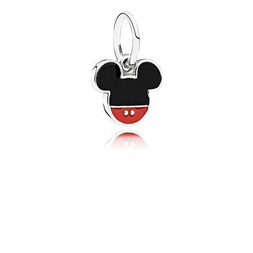 Lugar Pandora Sterling Silver Disney's Mickey Icon Dangle Charm 791461ENMX