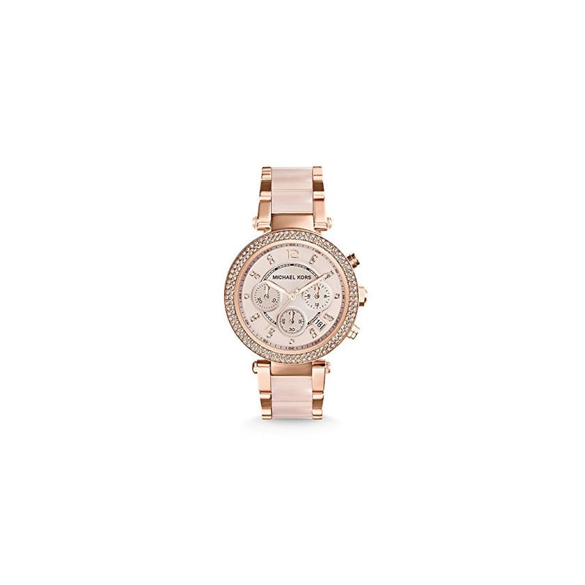 Moda Michael Kors Reloj analogico para Mujer de Cuarzo con Correa en Acero