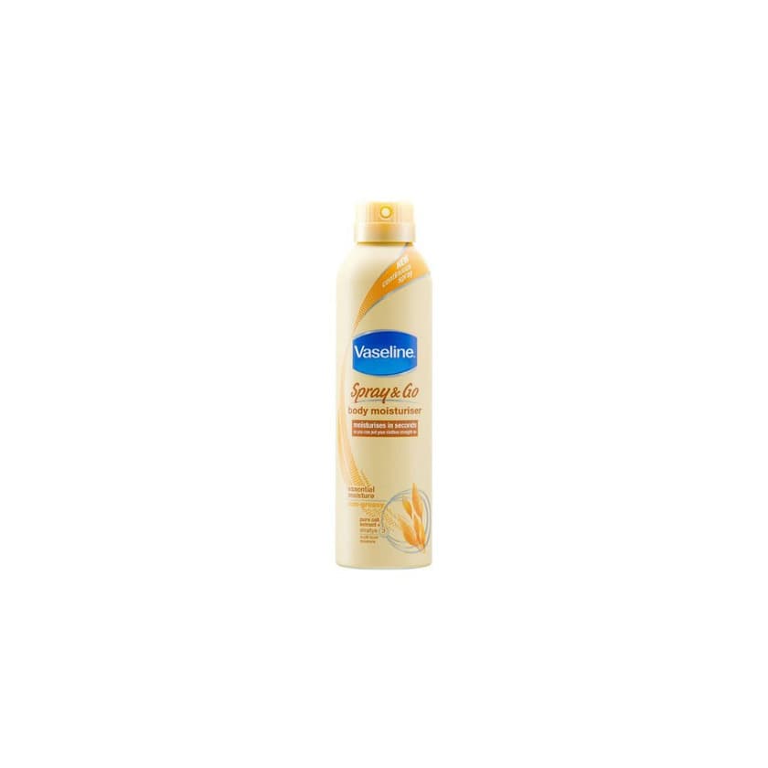 Beauty Vaselina Spray & Go crema hidratante de cuerpo de la humedad esencial