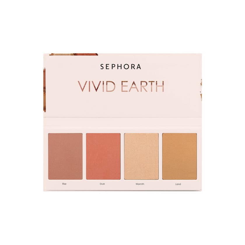 Producto Vivid Earth
Paleta de rosto