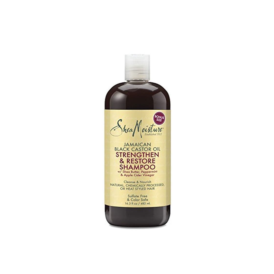 Beauty SheaMoisture Jamaican Black Castor Oil Strengthen, Grow & Restore Unisex Profesional Champú