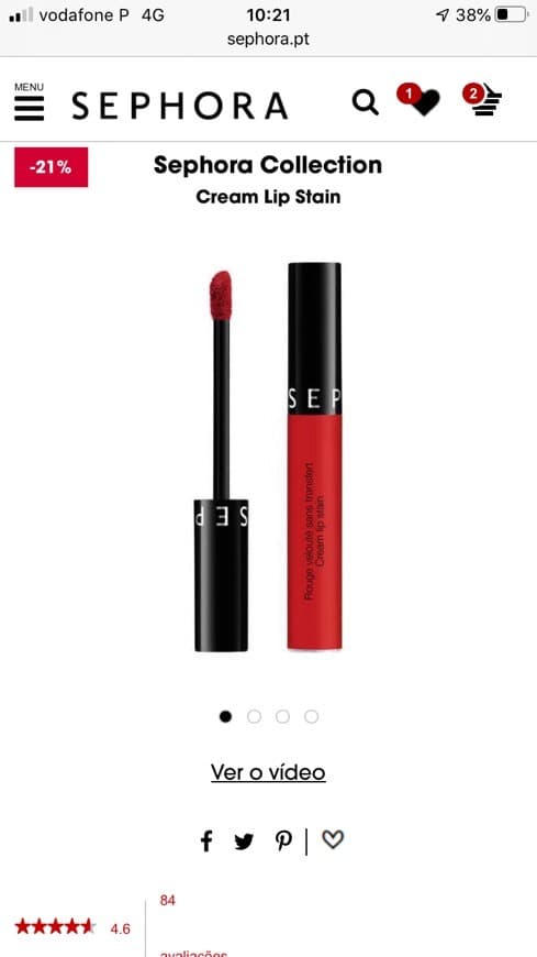 Product Batom vermelho 