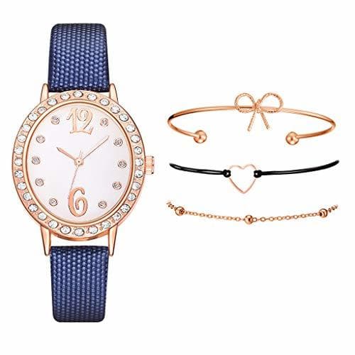 Moda BZLine Damen Set de Reloj de Pulsera para Mujer