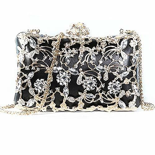 Belleza Bolsos de noche para mujer Embrague Dinner Party cadena elegante banquete de