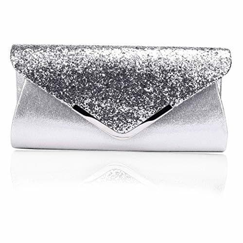 Producto Bolsa de Noche Mujer Bolso de Mano Bolso Clutch de Embrague Monedero