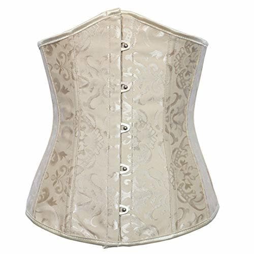 Moda JOYOTER Mujeres Sexy gótico sin Costuras Entrenador Cintura Control Fajas Fajas Underbust