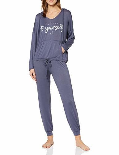 Fashion Women's Secret Home Set 2 HS Say Yes PJ Conjuntos de Pijama,