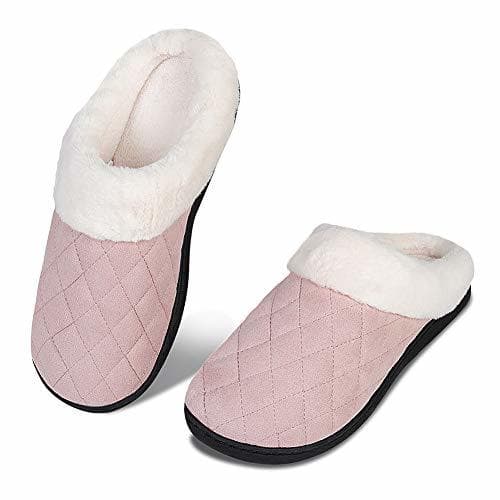 Fashion Pantuflas de Invierno para Hombre y Mujer Memory Foam W?rme Bequem Pl